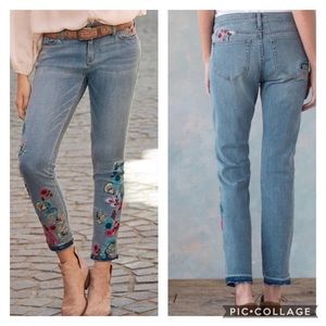 Sundance | Primrose Floral Embroidered Skinny Jean